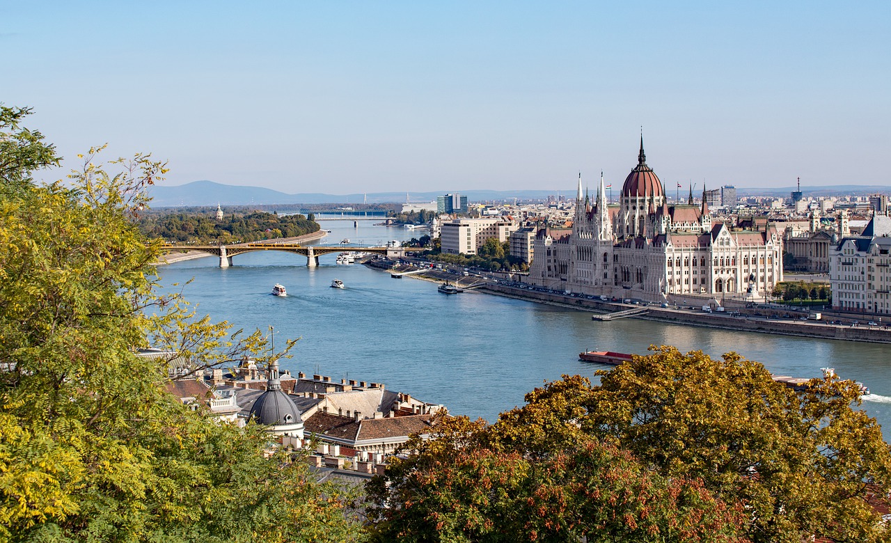 pohled na Budapest